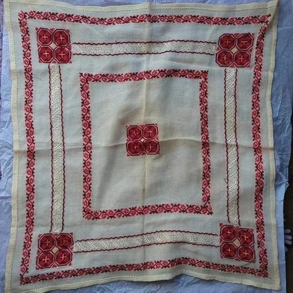 Vintage Wool Head Scarf - Picture 7 of 9